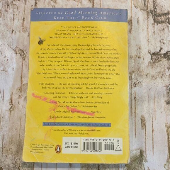 The Secret Life of Bees a novel by Sue Monk Kidd - Picture 2 of 3